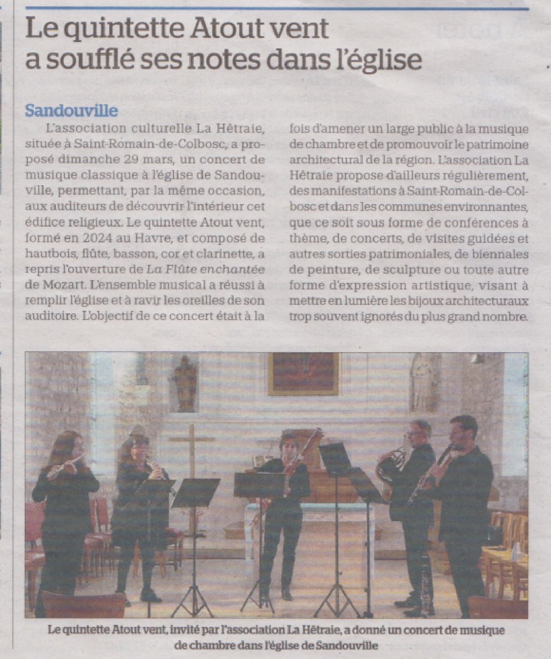 Concert à Sandouville